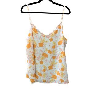 Loft outlet bright floral sleeveless swing tank camisole